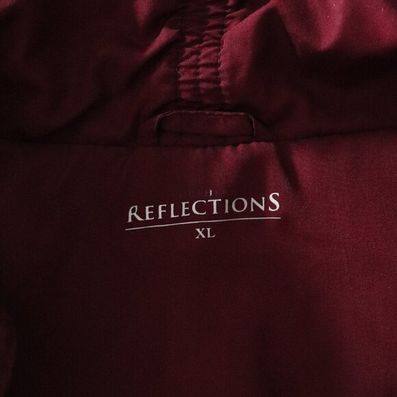 Northern Reflections Women's XL‎ Maroon Quilted Full Zip Sleeveless Jacket Vest - Picture 10 of 12